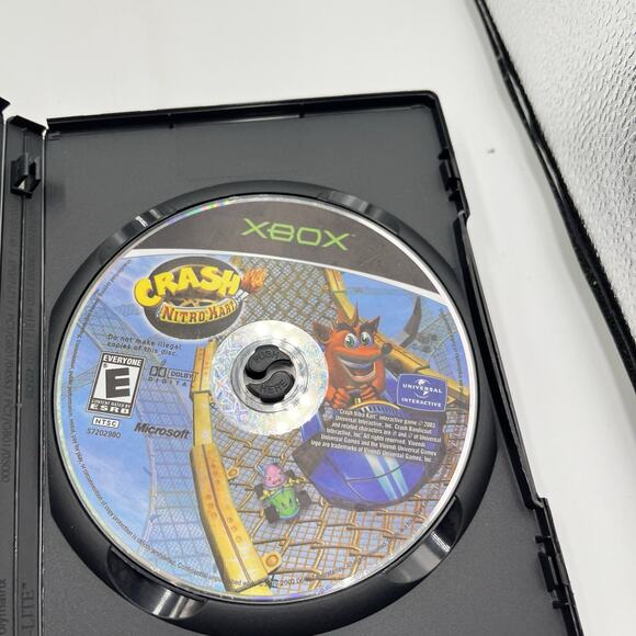Crash Nitro Kart (Microsoft Xbox, 2003) CIB W/ Manual Great Condition Free Ship! - Picture 8 of 9